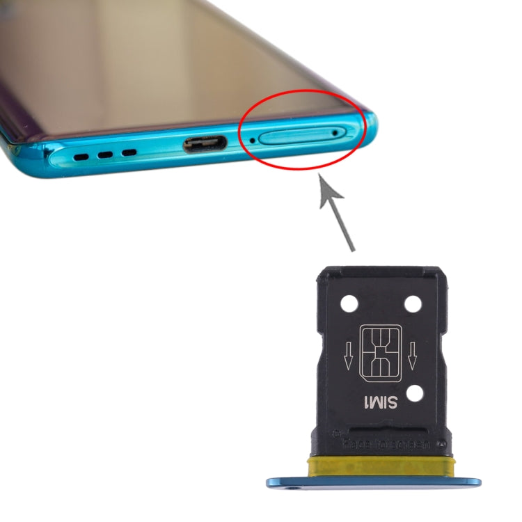 OPPO Find X2 Replacement SIM Card Tray (Blue) - Compatible, Professionally Checked, Perfect Fit