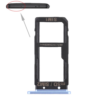 HTC U Ultra SIM Card Tray + Micro SD Card Tray Replacement (Blue) - Quality Checked, Professional Installation Recommended