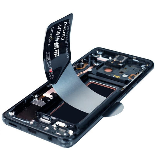 10 PCS QIANLI Ultra Thin Curved Screen Pry Spudger Tools for Mobile Phone Disassembly & Repair
