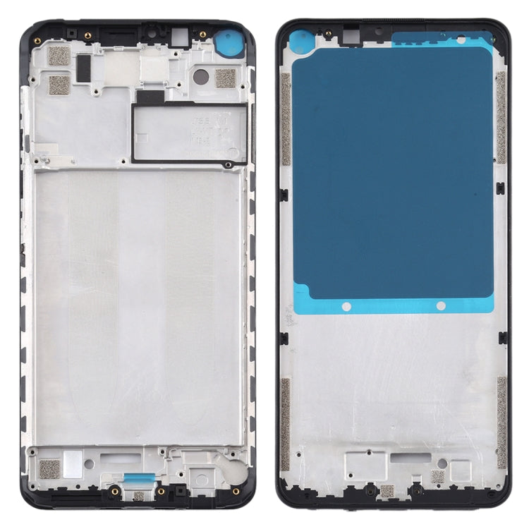 Black Front Housing LCD Frame Bezel Plate Replacement for Xiaomi Redmi Note 9 / Redmi 10X 4G
