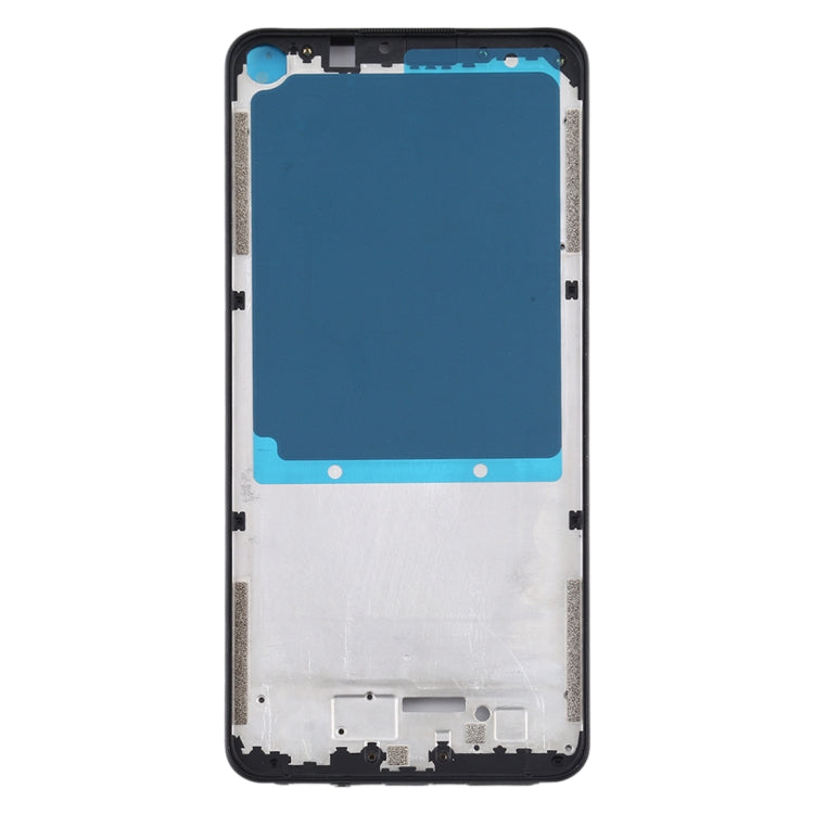 Black Front Housing LCD Frame Bezel Plate Replacement for Xiaomi Redmi Note 9 / Redmi 10X 4G