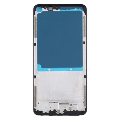 Black Front Housing LCD Frame Bezel Plate Replacement for Xiaomi Redmi Note 9 / Redmi 10X 4G