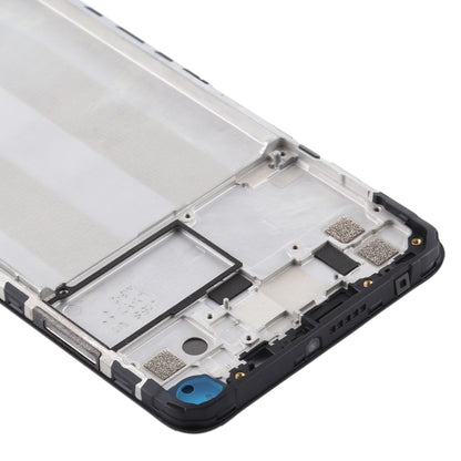 Black Front Housing LCD Frame Bezel Plate Replacement for Xiaomi Redmi Note 9 / Redmi 10X 4G
