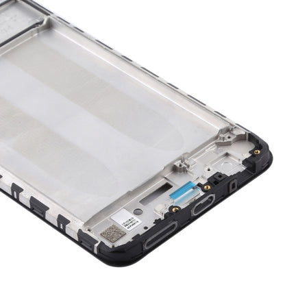 Black Front Housing LCD Frame Bezel Plate Replacement for Xiaomi Redmi Note 9 / Redmi 10X 4G