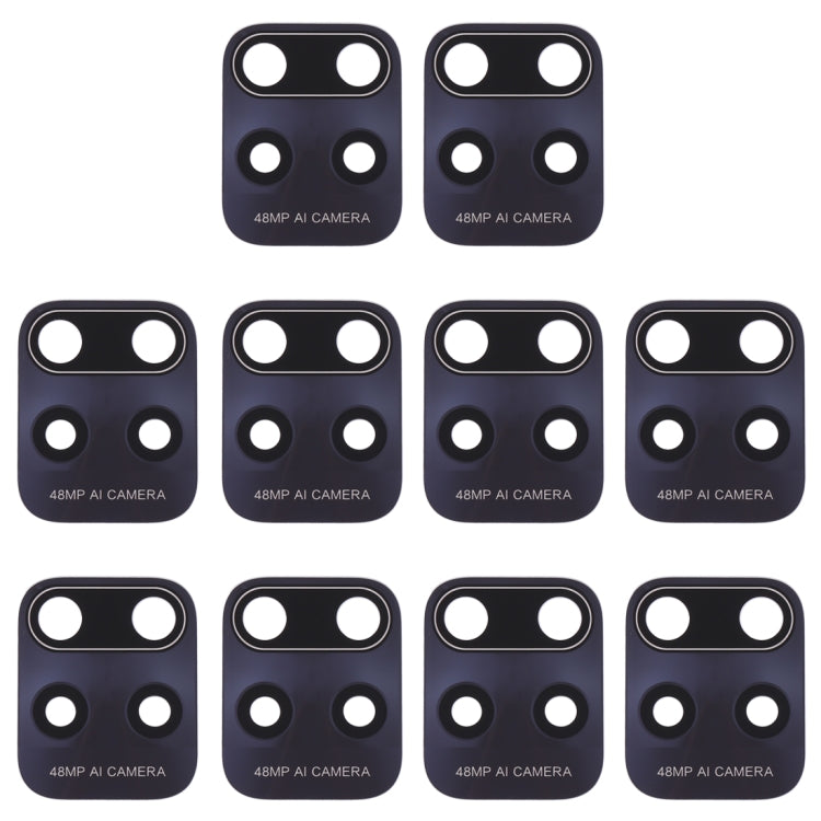 10 PCS Replacement Back Camera Lens for Xiaomi Redmi 10X 5G / Redmi 10X Pro 5G - Quality Checked