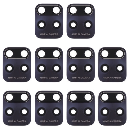 10 PCS Replacement Back Camera Lens for Xiaomi Redmi 10X 5G / Redmi 10X Pro 5G - Quality Checked