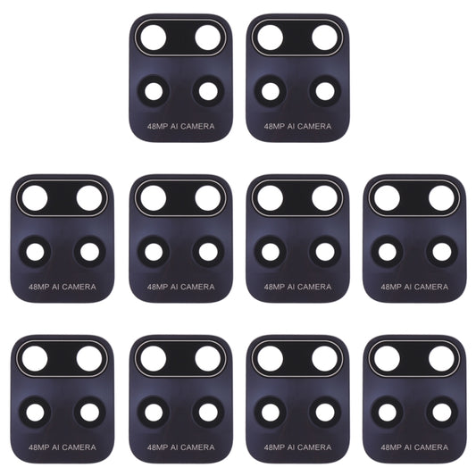 10 PCS Replacement Back Camera Lens for Xiaomi Redmi 10X 5G / Redmi 10X Pro 5G - Quality Checked