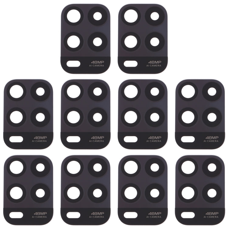 10-Pack Replacement Back Camera Lens for Xiaomi Mi 10 Lite 5G - Quality Checked & Fully Compatible