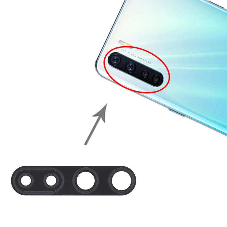 10pcs Replacement Back Camera Lens for OPPO A91 - Compatible, Quality Checked, Professional Installation Recommended