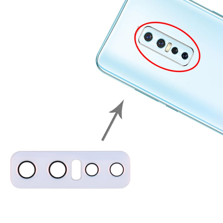 Replacement Back Camera Lens for Vivo V17 Pro - 10pcs (White) - Compatible, Quality Checked, Professional Installation Recommended