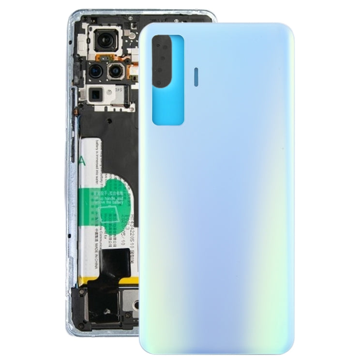 Vivo X50 Blue Battery Back Cover Replacement - Compatible, Checked, and Ready for Professional Installation