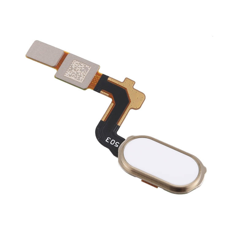 High-Quality OPPO A57 Fingerprint Sensor Flex Cable Replacement (Gold) - Professional Installation Recommended