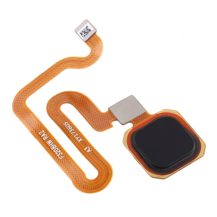 High-Quality Black Fingerprint Sensor Flex Cable for Vivo X20 Plus / X20 - Replacement Part