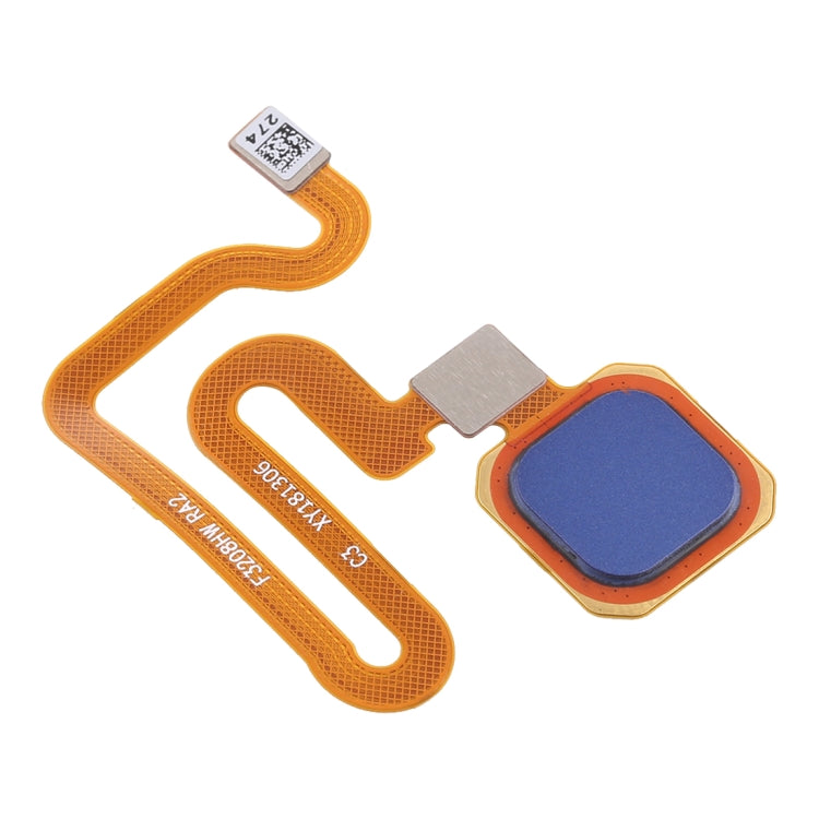 High-Quality Fingerprint Sensor Flex Cable for Vivo X20 Plus / X20 - Reliable Replacement Part (Blue)