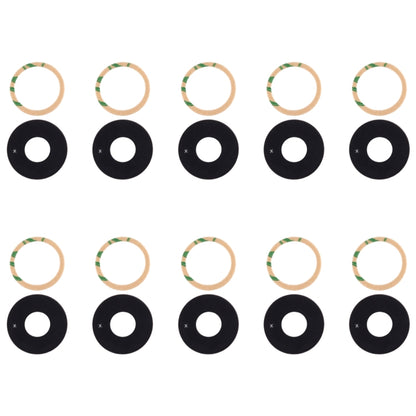 10 PCS Back Camera Lens Covers & Adhesives for Xiaomi Mi Mix 2 - Replacement Parts for Repair