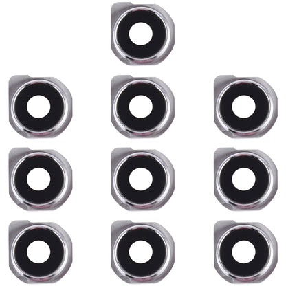 10 Pack of Black Camera Lens Covers for LG Q6, M700, M700A, US700, M700H, M703, M700Y - Replacement Parts