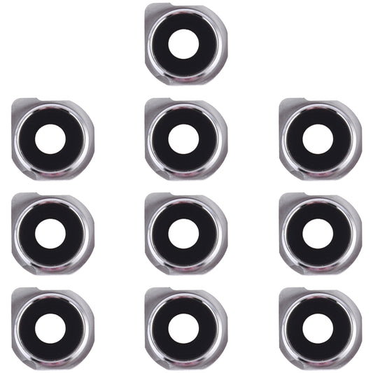 10 Pack of Black Camera Lens Covers for LG Q6, M700, M700A, US700, M700H, M703, M700Y - Replacement Parts