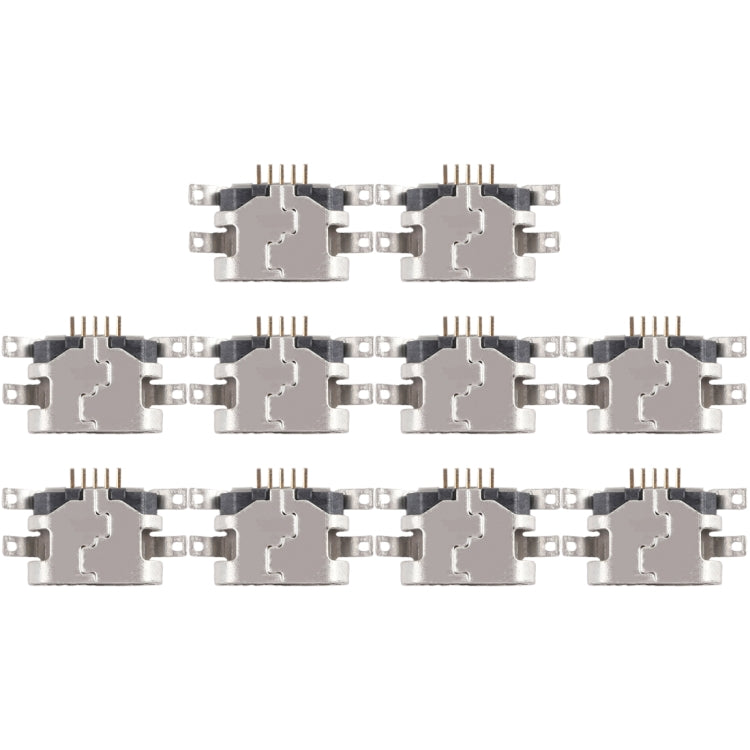 10-Pack Charging Port Connectors for Nokia Lumia 535 - Replace Broken Parts, Professional Installation Recommended