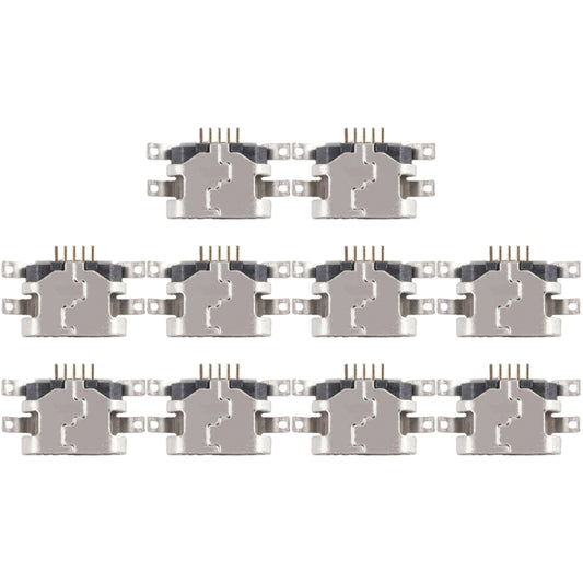 10-Pack Charging Port Connectors for Nokia Lumia 535 - Replace Broken Parts, Professional Installation Recommended