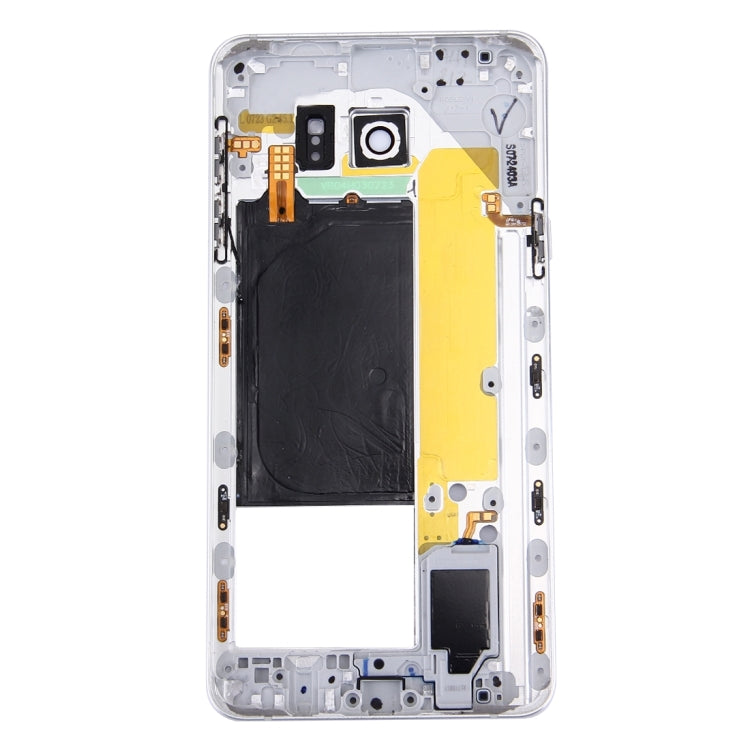White Middle Frame Bezel Replacement for Samsung Galaxy Note 5 / N9200 - Perfect Fit & Quality Checked