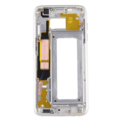 High-Quality Silver Front Housing LCD Frame Bezel Plate Replacement for Samsung Galaxy S7 Edge / G935