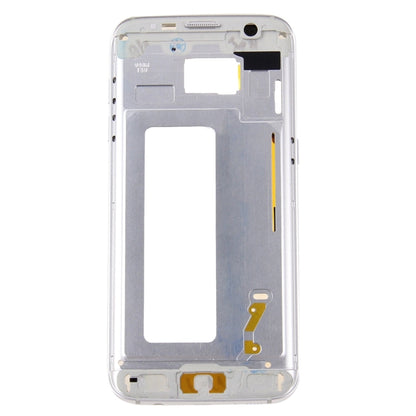 High-Quality Silver Front Housing LCD Frame Bezel Plate Replacement for Samsung Galaxy S7 Edge / G935