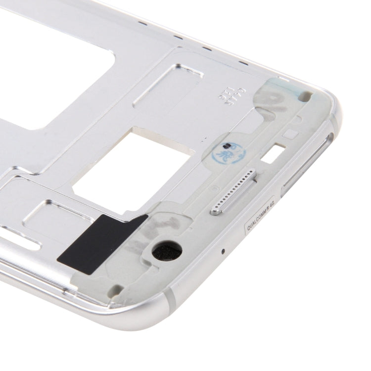 High-Quality Silver Front Housing LCD Frame Bezel Plate Replacement for Samsung Galaxy S7 Edge / G935