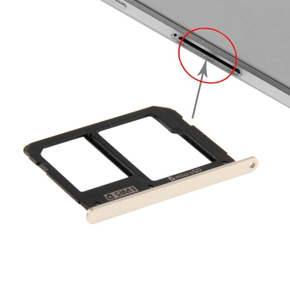 Gold SIM Card Tray & Micro SD Card Tray for Samsung Galaxy A9 (2016) / A9000 - Replacement Part