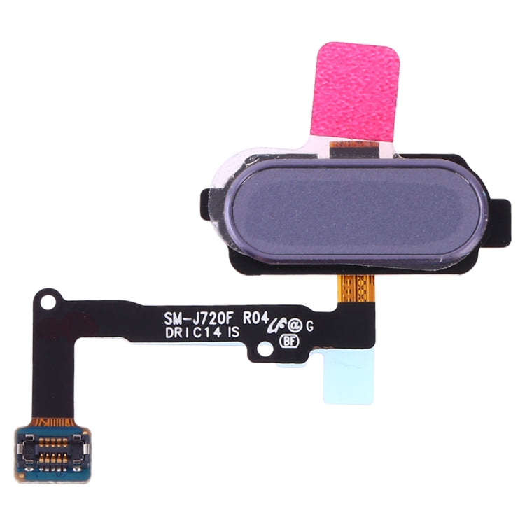 Samsung Galaxy J7 Duo SM-J720F Fingerprint Sensor Flex Cable Replacement (Grey) - Compatible & Checked