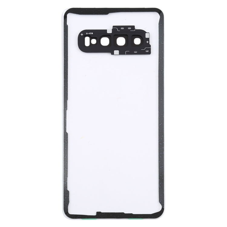 Transparent Battery Back Cover with Camera Lens Frame for Samsung Galaxy S10 G973F/DS G973U G973 SM-G973