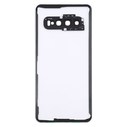 Transparent Battery Back Cover with Camera Lens Frame for Samsung Galaxy S10 G973F/DS G973U G973 SM-G973