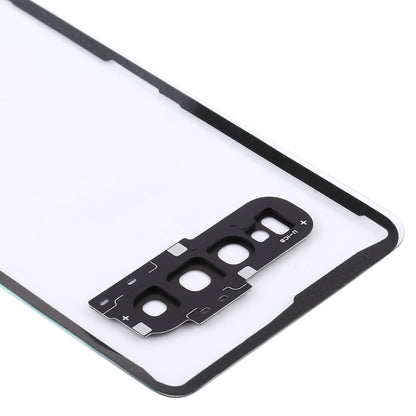Transparent Battery Back Cover with Camera Lens Frame for Samsung Galaxy S10 G973F/DS G973U G973 SM-G973