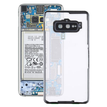 Transparent Battery Back Cover with Camera Lens Frame for Samsung Galaxy S10e (G970F/DS, G970U, G970W, SM-G9700)