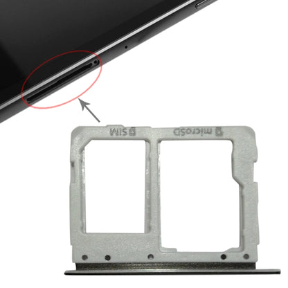 Black SIM Card Tray + Micro SD Card Tray for Galaxy Tab S3 9.7 / T825 (3G Version) - Replacement Part