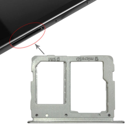 Silver SIM Card Tray + Micro SD Card Tray for Galaxy Tab S3 9.7 / T825 (3G Version) - Replacement Part
