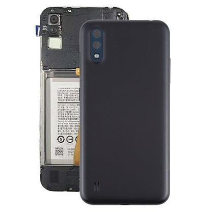 Samsung Galaxy A01 Battery Back Cover Replacement (Black) - High-Quality, Fully Compatible, Professional Installation Recommended