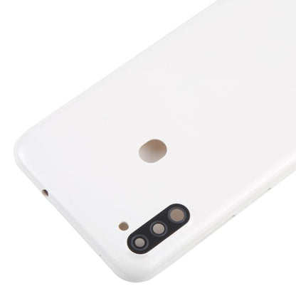 Samsung Galaxy A11 SM-A115F White Battery Back Cover with Camera Lens Frame - Replacement Part