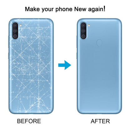Samsung Galaxy A11 SM-A115F White Battery Back Cover with Camera Lens Frame - Replacement Part