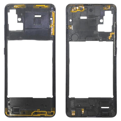 Samsung Galaxy A51 Middle Frame Bezel Plate Replacement (Black) - Compatible & Checked Quality