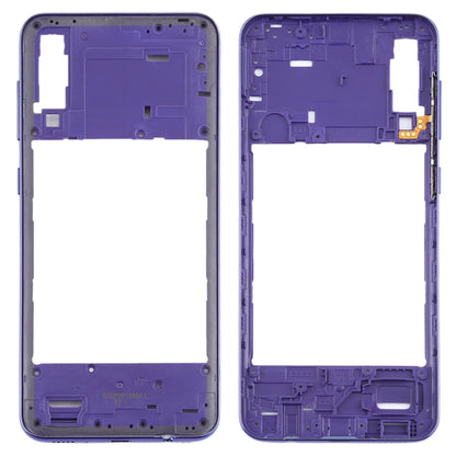 Dark Blue Middle Frame Bezel Plate for Samsung Galaxy A30s - Lightweight, Durable Replacement Part