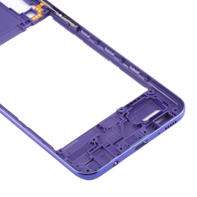 Dark Blue Middle Frame Bezel Plate for Samsung Galaxy A30s - Lightweight, Durable Replacement Part