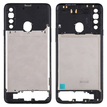Replacement Black Middle Frame Bezel Plate for Samsung Galaxy A20s - Quality Checked & Fully Compatible