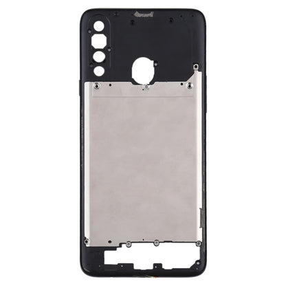 Replacement Black Middle Frame Bezel Plate for Samsung Galaxy A20s - Quality Checked & Fully Compatible