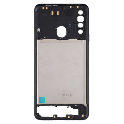 Replacement Black Middle Frame Bezel Plate for Samsung Galaxy A20s - Quality Checked & Fully Compatible