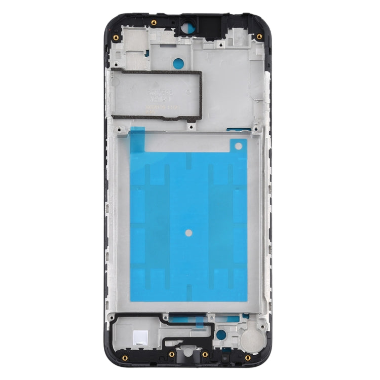 Samsung Galaxy A01 Front Housing LCD Frame Bezel Plate Replacement - Black, Compatible with Galaxy A01