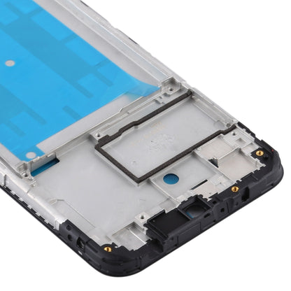 Samsung Galaxy A01 Front Housing LCD Frame Bezel Plate Replacement - Black, Compatible with Galaxy A01