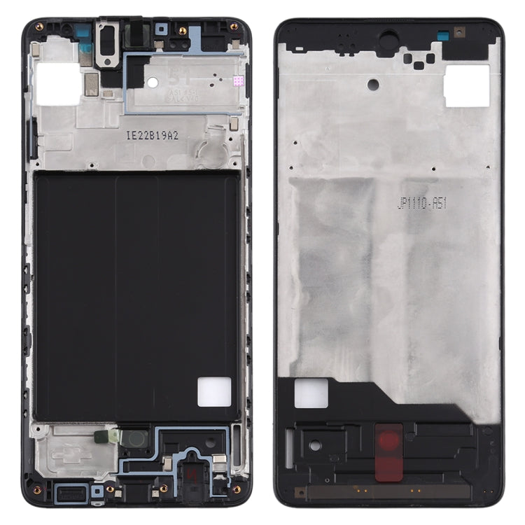 Samsung Galaxy A51 Front Housing LCD Frame Bezel Plate Replacement (Black) - Quality Checked & Ready to Install