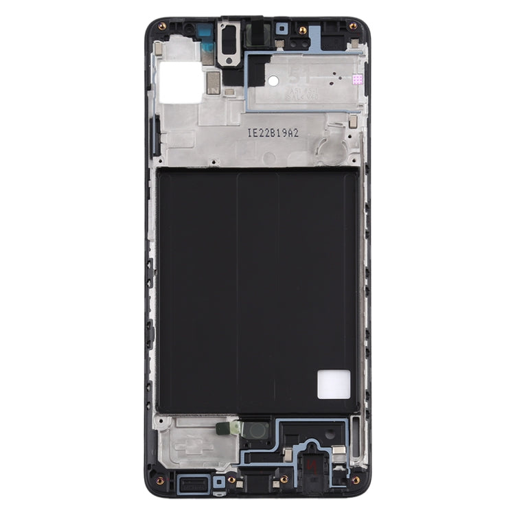 Samsung Galaxy A51 Front Housing LCD Frame Bezel Plate Replacement (Black) - Quality Checked & Ready to Install