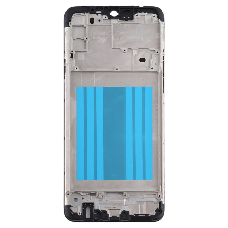 Samsung Galaxy A20s LCD Frame Bezel Plate Replacement (Black) - Front Housing Repair Part