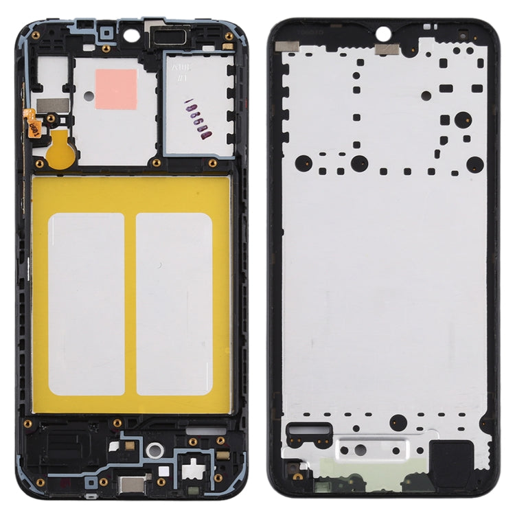 Black Front Housing LCD Frame Bezel Plate Replacement for Samsung Galaxy A10e - Quality Checked